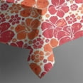 thumbnail image 5 of Pioneer Flower Floral Print Pattern Square Tablecloth,Waterproof Square Table Cover,Wipeable Spillproof Washable Table Cover for Home Kitchen Party Decor 52"x52"(132x132cm), 5 of 6