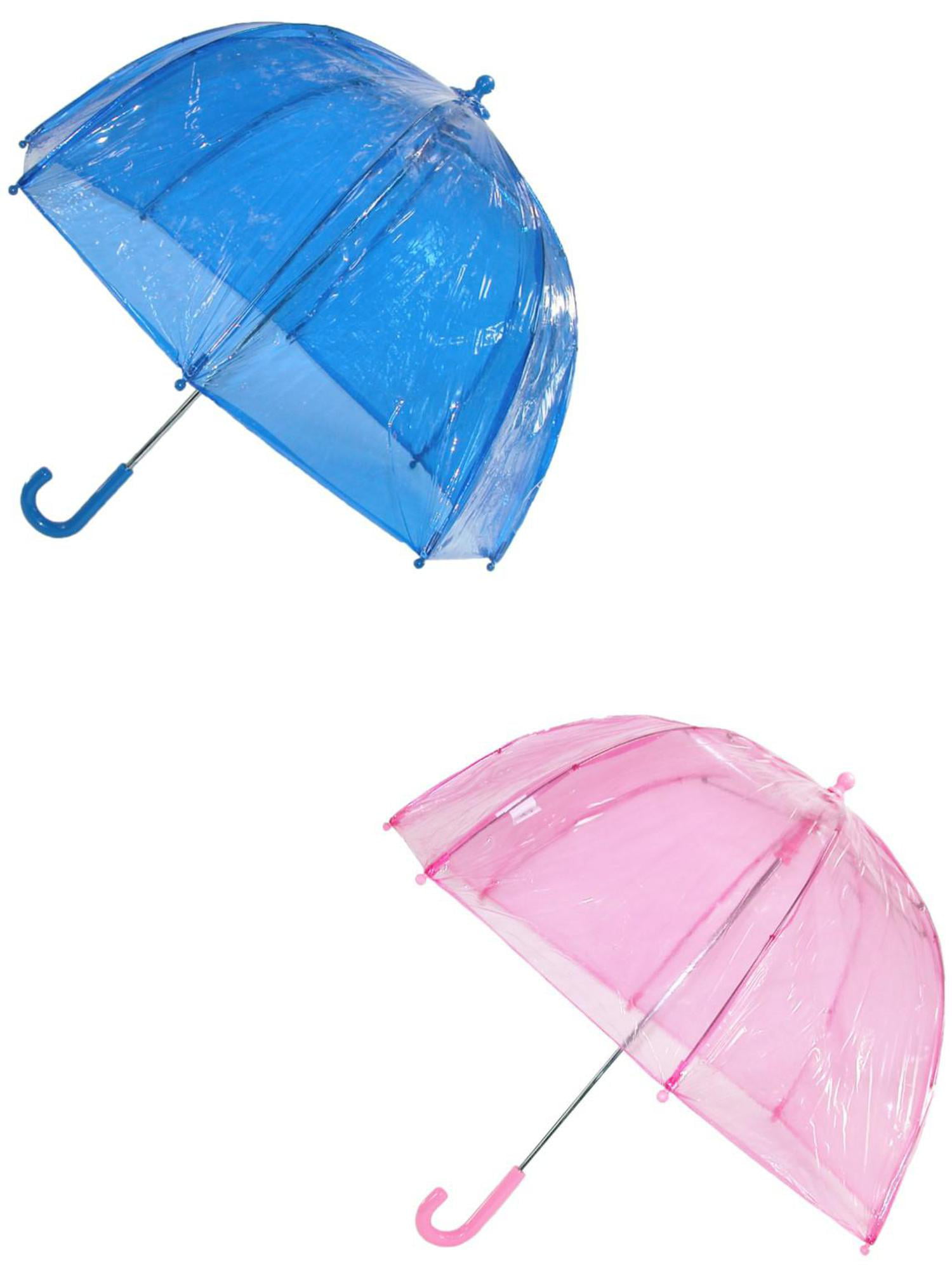 Kids Girls&Boys Bubble Umbrella Cars,Frozen2   Dome Brolly Sunshade Wipeable POE 