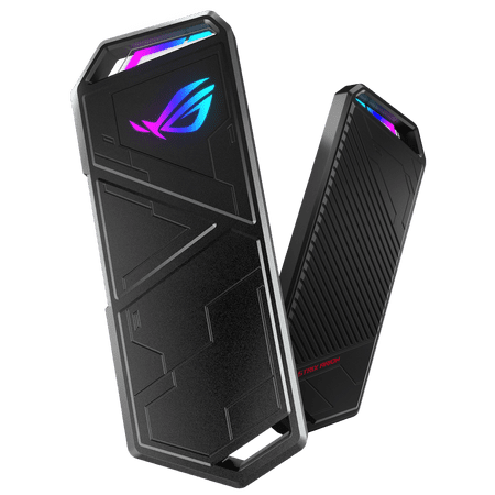 UPC: 0192876449851 | ASUS ROG STRIX Arion Aluminum Alloy M.2 NVMe SSD External Portable Enclosure Case Adapter  USB 3.2 Gen 2 Type-C (10 Gbps)  USB-C to C and USB-C to A Cables  Fits PCIe 2280/2260/2242/2230 M Key/B+M Key