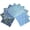 Blue, variant on 12"x 12" 50 PCS 100% Cotton Floral Fabric Squares Bundles Quilting Supplies for Sewing DIY & Quilt Beginners_Blue