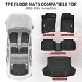 thumbnail image 3 of Alfombrillas YITAMOTOR para Honda Civic Sedan, 2025, TPE, 3 of 9