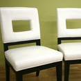 thumbnail image 2 of Baxton Studio Faustino Cream Leather Dining Chair (Set of 2), 2 of 3