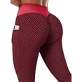 thumbnail image 3 of VSNOW High Waist Yoga Pants With Pockets Women Workout Active Sports Leggings, 3 of 5