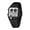 Black All White, variant on Retro Square Digital Watch with Temperature Display Unisex 7.5Inch Analog 3 Time Zones Luminous Backlight 50M Waterproof Alarm Stopwatch Week/Date