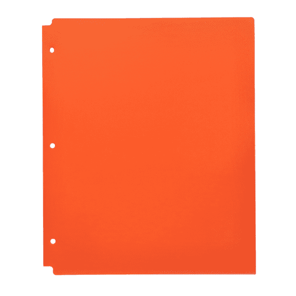 Pen+Gear 2-Pocket Poly Folder, 9.4" x 11.4", Blue