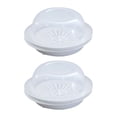 thumbnail image 3 of Luzkey 2 Pieces Microwave Steamers Food Steamers Food Containers Heating Bun Steamers Kitchen Practical Household Vegetable Steamers, 3 of 8