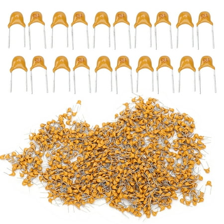 

2024 Big sale 1000pcs Monolithic Ceramic Capacitor 50V 0.64UF 10% 5.08mm Pin Pitch for Electronic Precise Instruments