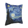 thumbnail image 2 of Bingfone Decorative Pillow Covers 16"X16" The Starry Night Couch Pillow Cases Modern Farmhouse Covers For Couch Sofa Bed, 2 of 9
