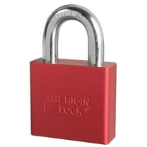 American Lock A1305RED Padlock, Red Body, Keyed Alike