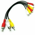 thumbnail image 1 of 3 RCA Male Jack To 6 RCA Female Splitter Audio Video AV TV DVD Adapter Cable, 1 of 1