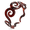 dark brown, variant on Parcelona French Swirls Wide Light Non-Brittle Celluloid Shell Hair Headband