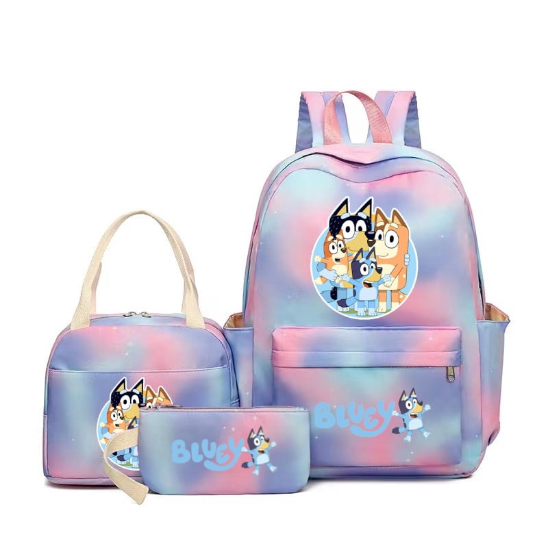 Bluey Backpack Lunch Box Set Bluey Backpack Set With Lunch Box & Water ...