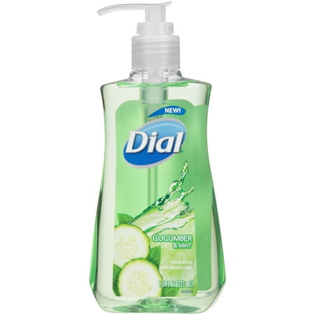 Dial Liquid Hand Soap with Moisturizer, Cucumber & Mint, 7.5 Ounce