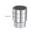 thumbnail image 2 of Unique Bargains 32mm 12 Point Shallow Socket 3/4' Drive Standard Metric Chromium Vanadium Steel, 2 of 5