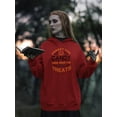 thumbnail image 2 of Forget Candy, Hand Over Treats Hoodie Women -Image by Shutterstock, Female 4X-Large, 2 of 4