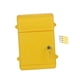 thumbnail image 3 of Buzón de pared impermeable para periódicos, práctico, con llave, ahorra espacio. Amarillo, 3 of 9