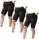 thumbnail image 1 of Pantalones de yoga de 3 piezas para mujer, de poliéster, con cintura elástica y color liso., 1 of 7