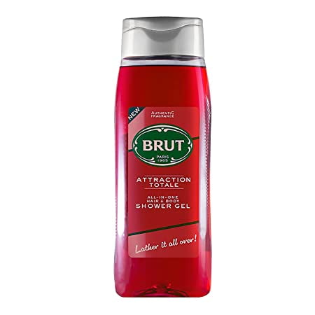 BRUT Body Wash 500ml Total Attraction 6/Pack