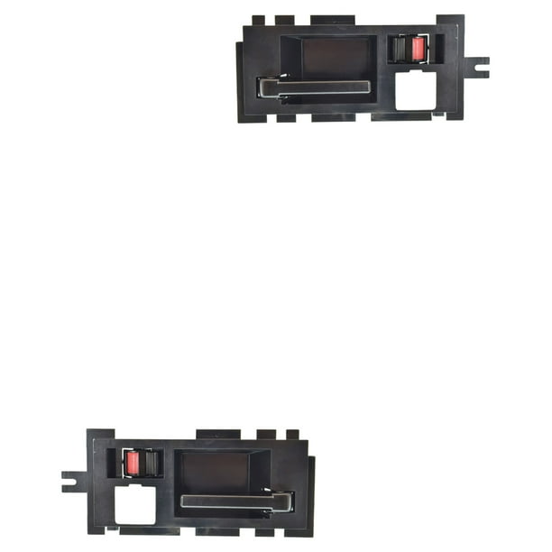 Manijas de Puertas Interiores HUSHAN S10 1982 A 1994 Chevrolet Tra 2 Piezas Negro