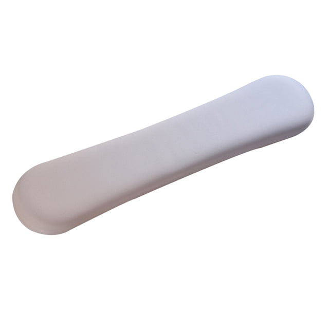 Reposamuñecas para teclado, cómodo relleno de algodón viscoelástico, antideslizante, color gris azulado degradado.