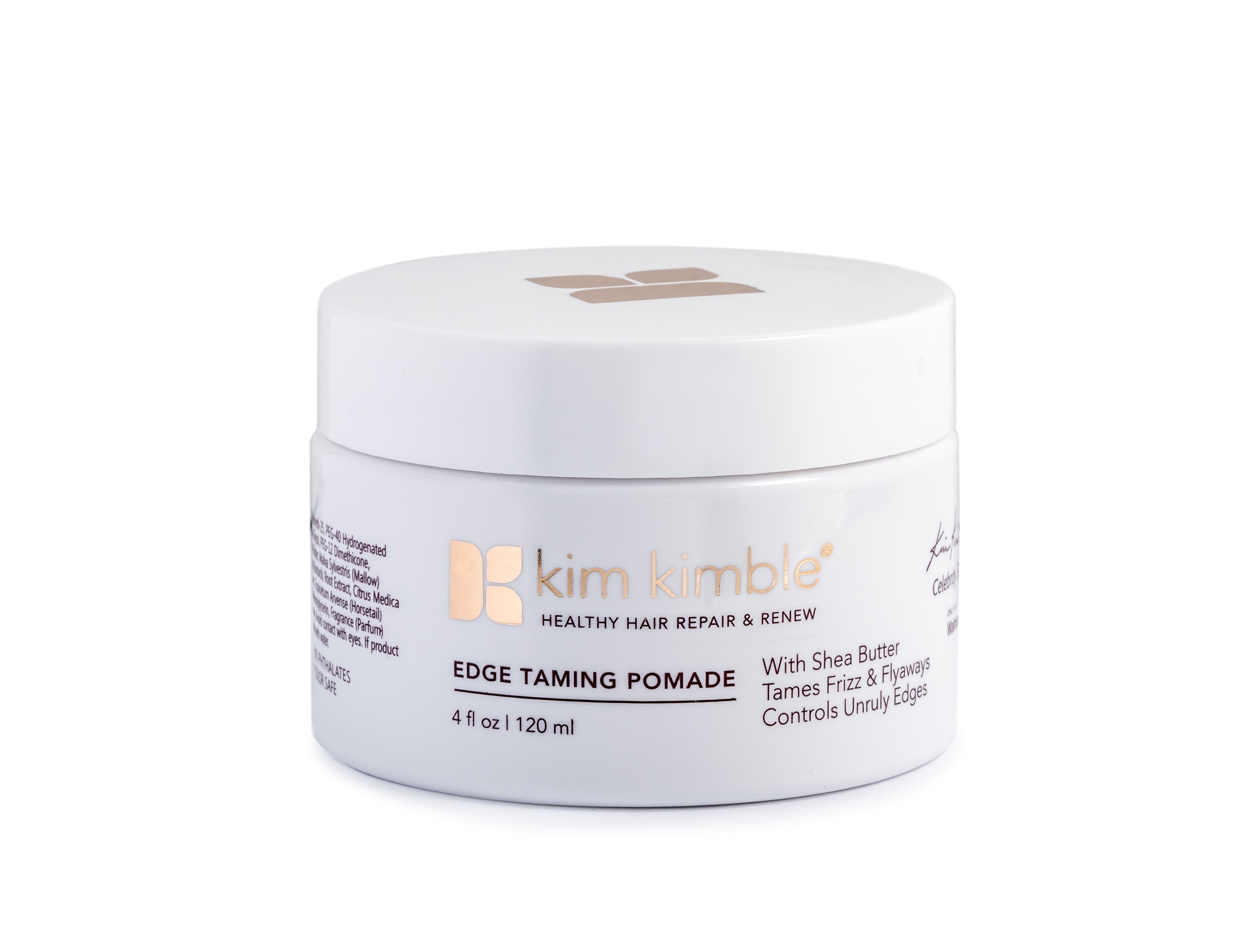 Kim Kimble Edge Taming Nourishing & Shine Enhancing Hair Pomade with Shea Butter & Castor Oil, 4 fl oz