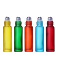 thumbnail image 3 of 8 botellas de 0.3 fl oz Sailing coloridas esmeriladas de vidrio grueso para masaje, 3 of 3