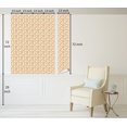thumbnail image 5 of Ambesonne Abstract Retro Peel & Stick Wallpaper for Home, Geometric Stars, 13"x72", Beige and Multicolor, 5 of 5