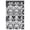 Blue / Ivory, variant on Safavieh IKT651Z Ikat Black / Ivory
