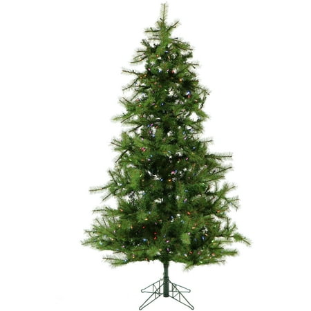 Planting Christmas Tree Farm Fraser Hill Farm Pre-Lit 6.5' Southern Peace Pine Artificial Christmas Tree, Multi-Color LED Lighting ()