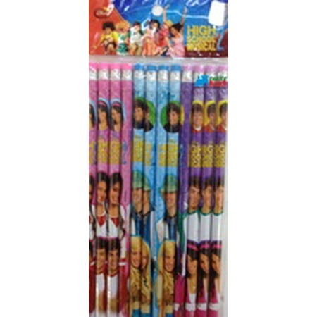 High School Musical 2 Pack of 12 Wooden Pencils