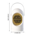thumbnail image 3 of Up to 65% off Household Air Heater Small Desktop Mini Small Solar Speed Heat Heater Electric Heater Mini Small Leafless Air Heater Desktop Air Heater Creative Electric Heater, 3 of 5