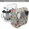 thumbnail image 2 of Anime Stand Mixer Cover, Little Girls with Fruit Waffle Hats Cookies Donuts and Cupcakes Yummy Pastries, Kitchen Appliance Organizer Bag Cover with Pockets, 5 Quarts, Multicolor, by Ambesonne, 2 of 4