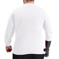thumbnail image 3 of Men's G-III Sports by Carl Banks  White Kansas City Royals Adaptive Twisted Team Long Sleeve T-Shirt, 3 of 5