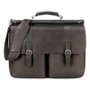 Solo Executive Leather Briefcase, 16, 16 1/2 x 5 x 13, Espresso