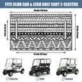 thumbnail image 3 of Universal Golf Cart Seat Towel 51" x 31", Oversized Microfiber Cover Fits EZGO TXT, Club Car Precedent, Yamaha G29, 3 of 8