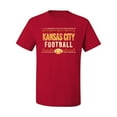 thumbnail image 2 of Wild Bobby Kansas City KC Hometown City Football Fan Pride Sports Men's Graphic T-Shirt, Red, X-Large, 2 of 6
