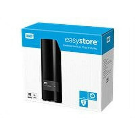 WD - easystore 8TB External USB 3.0 Hard Drive - Black
