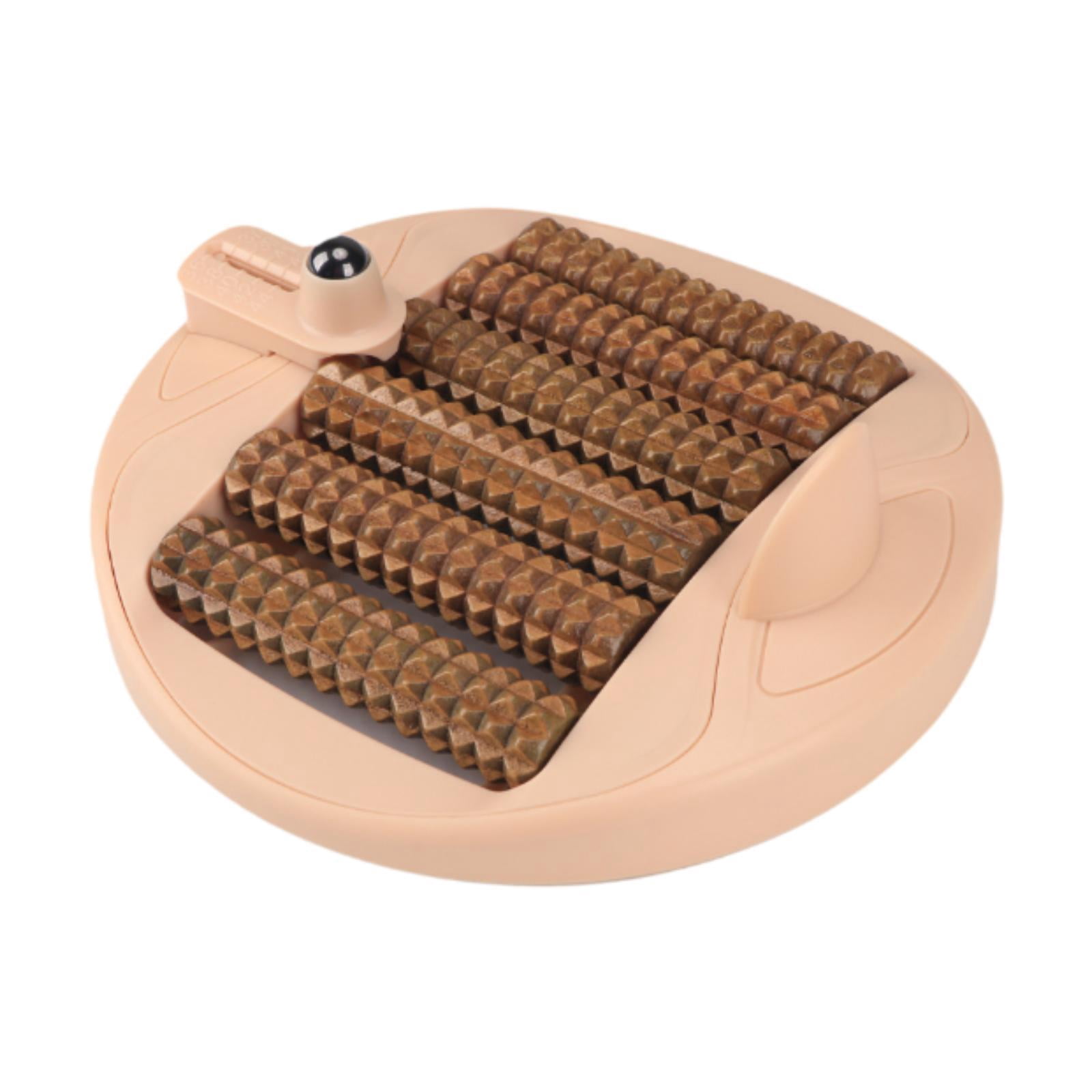 Foot Roller Massager Acupressure Wooden Deep Tissue Stimulating Tool for Home Office Adults Use