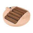 thumbnail image 2 of Masajeador de pies con rodillos, herramienta de masaje, ergonómico, resistente, de varias filas para usar debajo del escritorio. marrón oscuro, 2 of 9