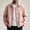 Pink, variant on FRSASU Men's Casual Coach Jacket Snap Button Closure Collared Loose Fit Lightweight Windbreaker Outerwear Wine