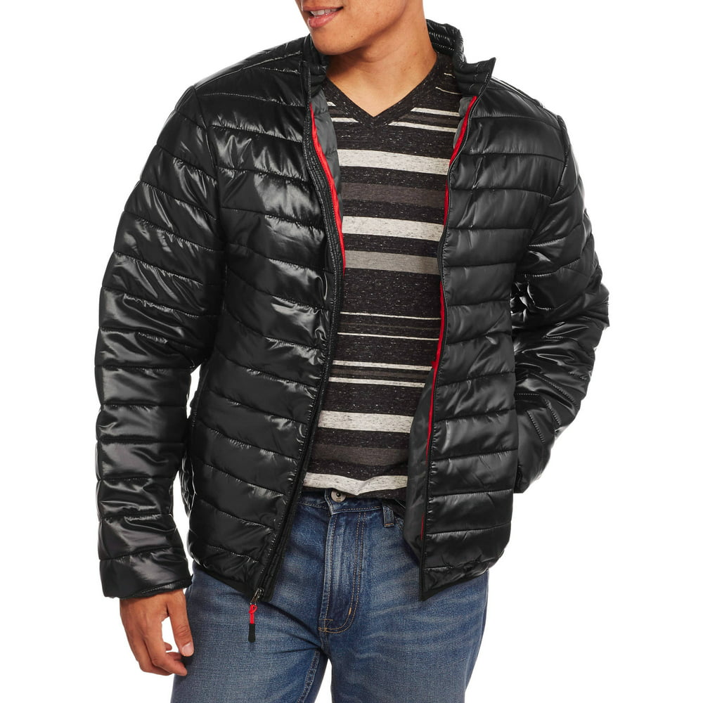 Online - Men's Ultra Light Coated Nylon Puffer Jacket - Walmart.com ...
