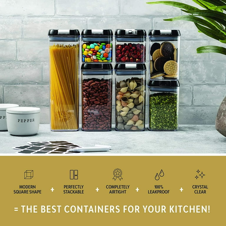 Chef's Path Airtight Food Storage Container Set - 7 PC - Kitchen