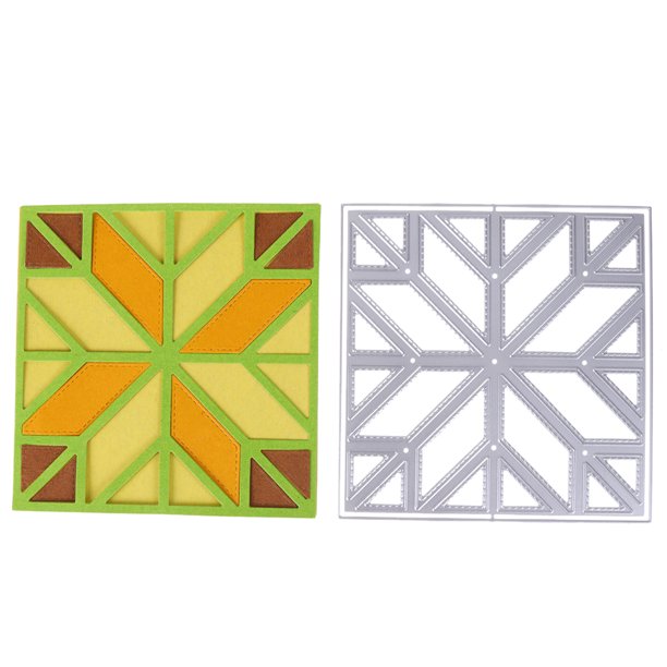 Sello cuadrado de rombos de silicona, troqueles de corte de papel para álbum de recortes, herramienta para álbum Likrtyny decoración de arte