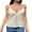 Yellow, variant on Women's Eyelet Embroidery Tank Top Deep V Neck Spaghetti Strap Cami Tops Summer Tops