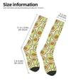 thumbnail image 2 of Fotbe Cute Avocado Calcetas Divertidas Estampadas para Hombre y Mujer, Calcetas de Algodón hasta la Rodilla para Caminar, Correr, Enfermería y Embarazo, 2 of 6