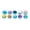 T2-Light Blue, variant on Dumpling Squishy Toys Squishy Dumpling Slow Rising Fidget Squeeze Toy for Stress Relief Cute Blue Glitter Desk Decor Party Favors for Kids Adults,Blue