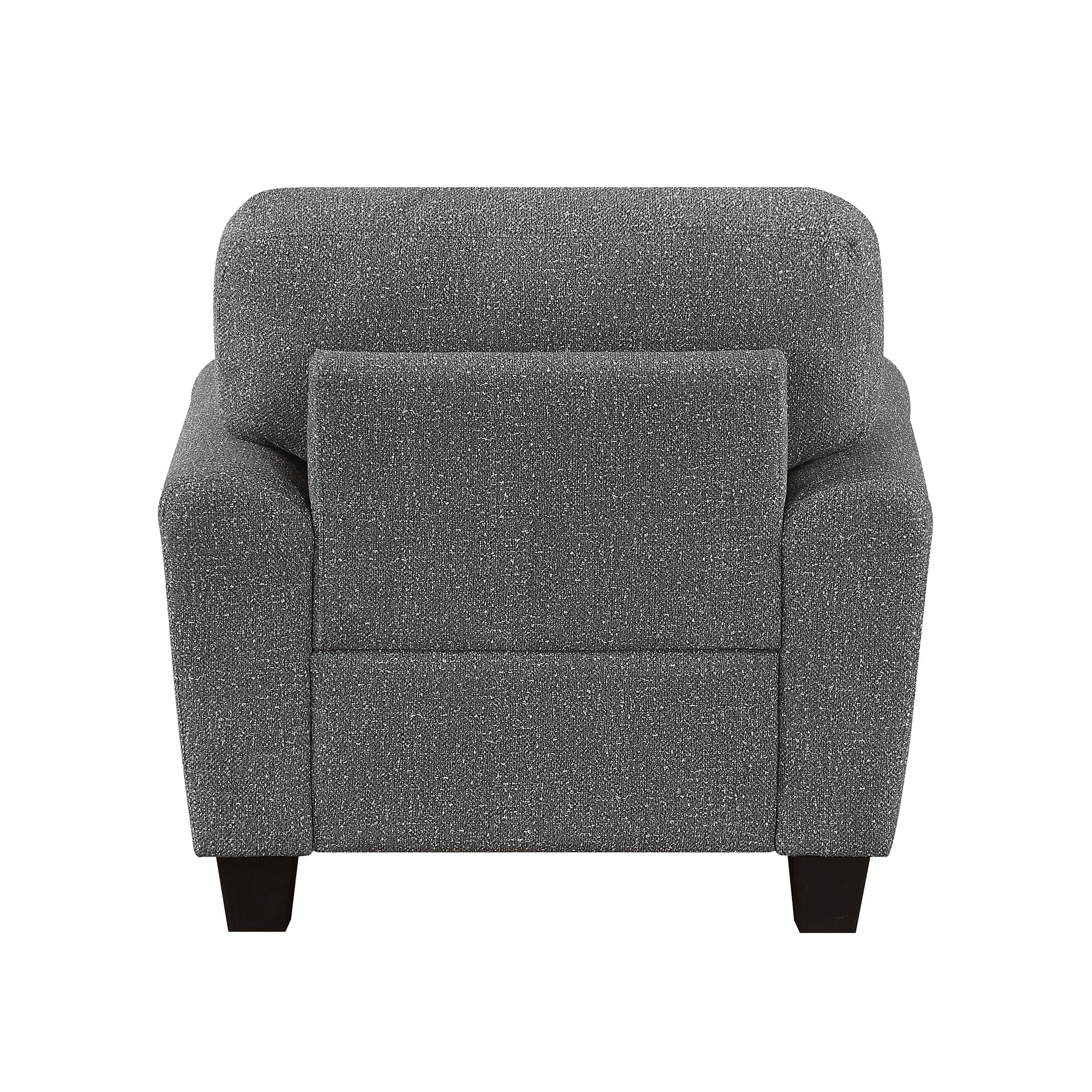 OakvillePark Nyra Chenille Chair, Dark Gray