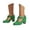 Green, variant on AJGRHE Women's T-Strap Mary Jane Pumps Low Block Heels Closed Round Toe Ankle Strap Wedding Evening Party Dress Office Work Shoes Black 45