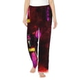 thumbnail image 2 of Lsque Geometry Dash Print Women's Pajama Pants, Lounge Pant - Comfortable Home Wear,Elastic Waistband, Stylish Design-X-Large, 2 of 9