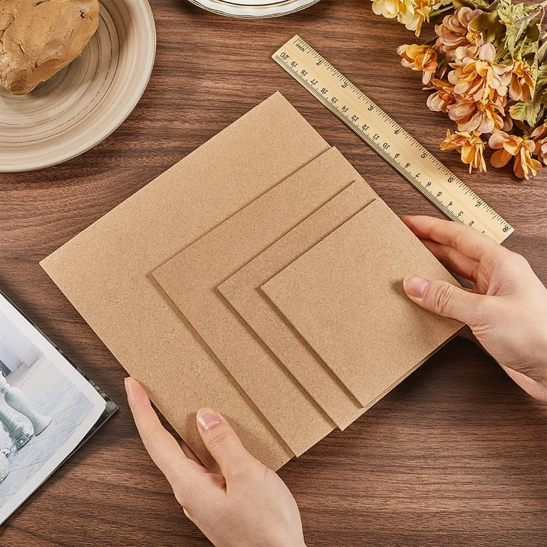 MDF Wood Boards for Crafts 3mm Thick Rectangle Medium Density